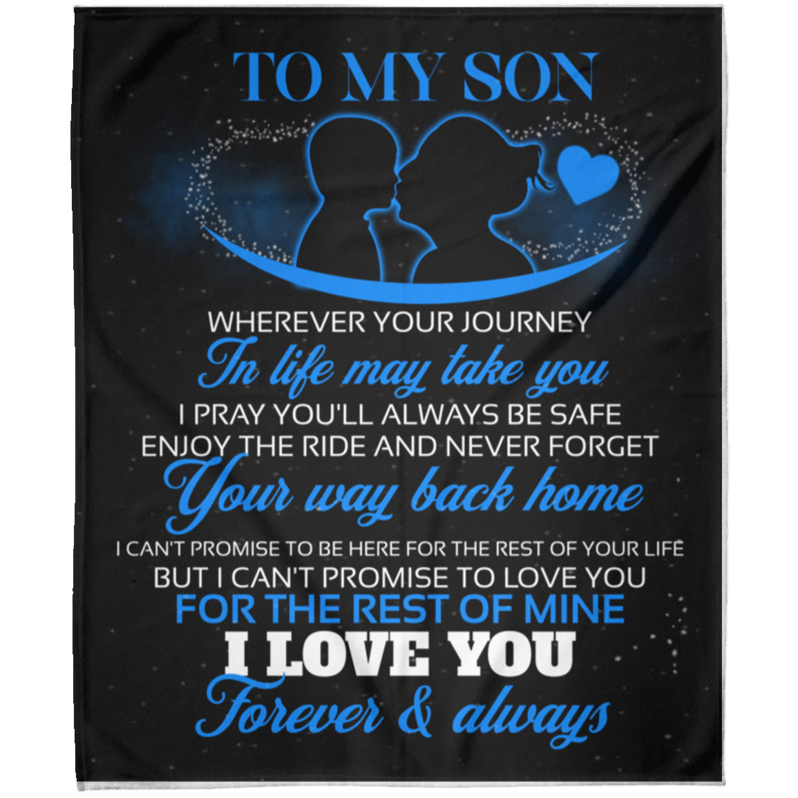 To My Son | FLM Arctic Fleece Blanket 50x60