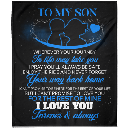 To My Son | FLM Arctic Fleece Blanket 50x60