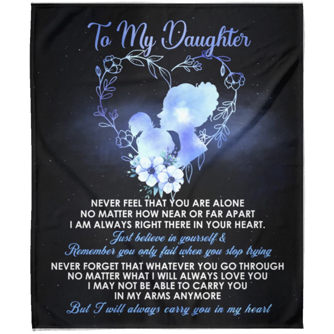 To My Daughter | FLM Arctic Fleece Blanket 50x60