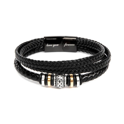 To My Husband | I Love You The Most - Men's "Love You Forever" Bracelet