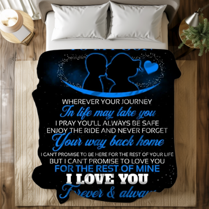 To My Son | FLM Arctic Fleece Blanket 50x60