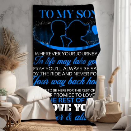 To My Son | FLM Arctic Fleece Blanket 50x60